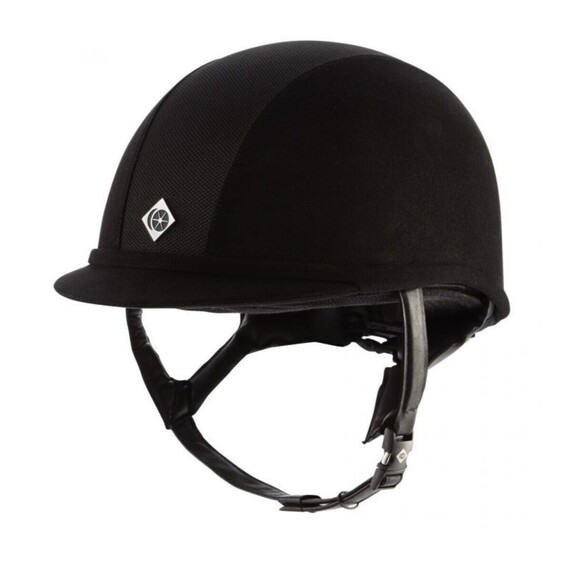 Charles Owen V8 Riding Helmet - 7 1/2- BLACK - Brand NEW in Box - Picture 1 of 16